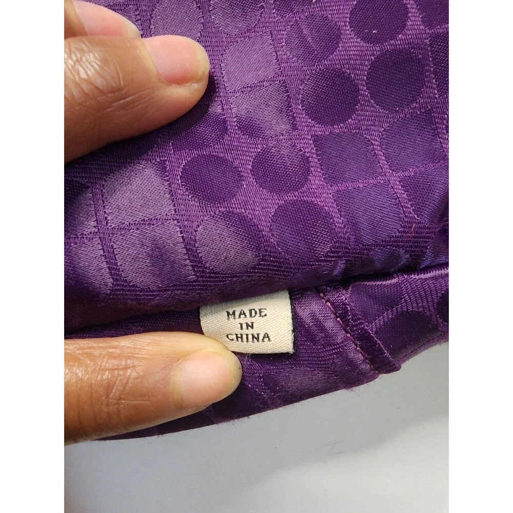 Kate Spade Travel Weekender Duffle Bag Large Brown And Purple Read Description